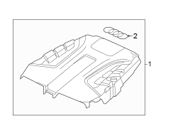 ENGINE / TRANSAXLE. ENGINE APPEARANCE COVER.