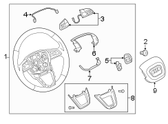 STEERING WHEEL & TRIM.