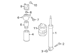 REAR SUSPENSION. SHOCKS & COMPONENTS.