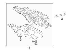 REAR SUSPENSION. SUSPENSION COMPONENTS. (1/1)