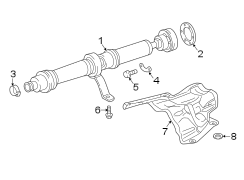 REAR SUSPENSION. DRIVE SHAFT.