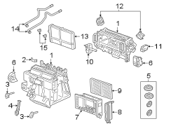Air conditioner & heater. Heater components.
