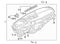 Instrument panel and components.