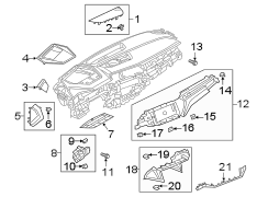 INSTRUMENT PANEL COMPONENTS.