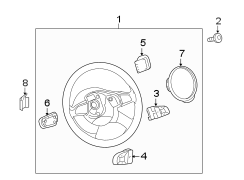 STEERING WHEEL & TRIM.