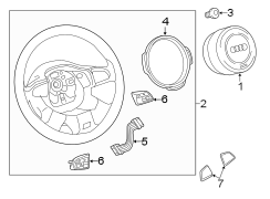 STEERING WHEEL & TRIM.