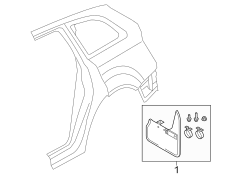 QUARTER PANEL. EXTERIOR TRIM.