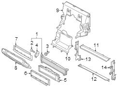 Radiator Support Baffle (Upper)