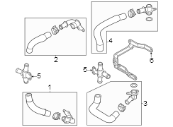 Drive Motor Inverter Coolant Line Bracket