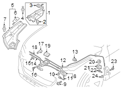 Hood Release Handle Bracket