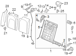 Seat Back Cushion Cover