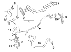 HVAC Heater Hose