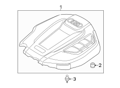 ENGINE / TRANSAXLE. ENGINE APPEARANCE COVER.