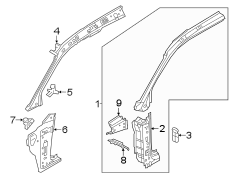 Body A-Pillar Reinforcement (Front)