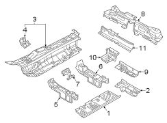 Floor Pan Reinforcement (Front, Rear, Lower)