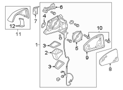 Door Mirror Cover (Lower)