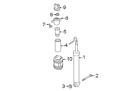 REAR SUSPENSION. SHOCKS & COMPONENTS.