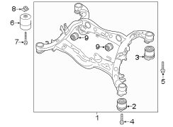 REAR SUSPENSION. SUSPENSION MOUNTING.