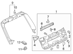 Liftgate Trim (Upper)