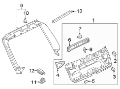 Liftgate Trim Cover