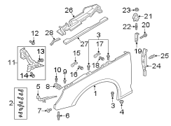 FENDER & COMPONENTS.