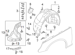 FENDER. SPLASH SHIELDS. (1/1)