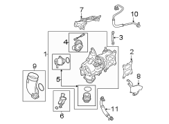 Engine / transaxle. Turbocharger & components.