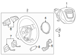 STEERING WHEEL & TRIM.