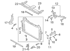 RADIATOR SUPPORT.