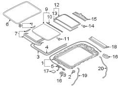 Sunroof Glass (Front, Rear)