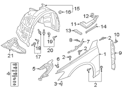 Fender Splash Shield (Front, Rear, Lower)