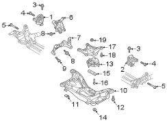 Engine / transaxle. Engine & TRANS mounting.