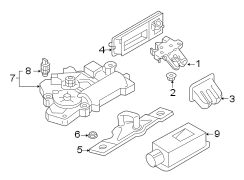 Trunk Lid Pull Down Motor