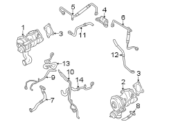 ENGINE / TRANSAXLE. TURBOCHARGER & COMPONENTS.