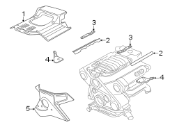 ENGINE / TRANSAXLE. ENGINE APPEARANCE COVER.