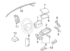 RESTRAINT SYSTEMS. AIR BAG COMPONENTS.