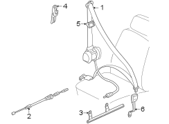 RESTRAINT SYSTEMS. FRONT SEAT BELTS.