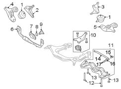 ENGINE / TRANSAXLE. ENGINE & TRANS MOUNTING.