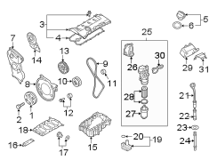 ENGINE / TRANSAXLE. ENGINE PARTS.