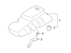 ENGINE / TRANSAXLE. ENGINE APPEARANCE COVER.