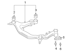 FRONT SUSPENSION. SUSPENSION MOUNTING.