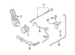 STEERING GEAR & LINKAGE. PUMP & HOSES.