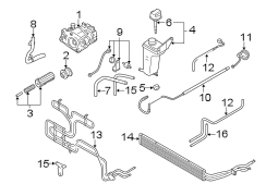 STEERING GEAR & LINKAGE. PUMP & HOSES.