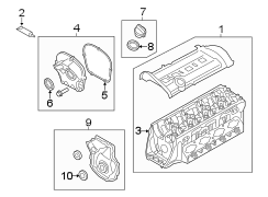 ENGINE / TRANSAXLE. VALVE & TIMING COVERS.