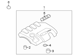 ENGINE / TRANSAXLE. ENGINE APPEARANCE COVER.