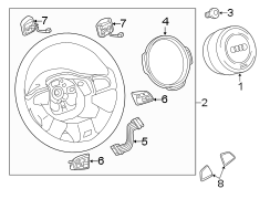 STEERING WHEEL & TRIM.