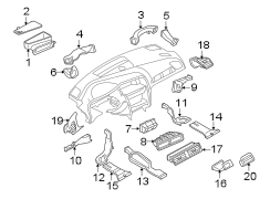 INSTRUMENT PANEL. DUCTS.