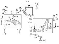 REAR SUSPENSION. SUSPENSION COMPONENTS.