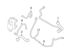 Rear body & floor. Hoses & pipes.