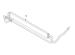 POWER STEERING OIL COOLER.